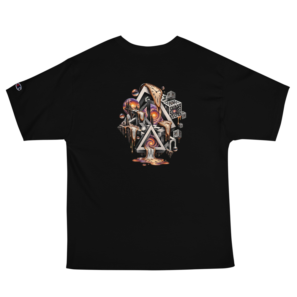 Que.T MELTED Edition | Embroidered Surreal Timepiece Shirt