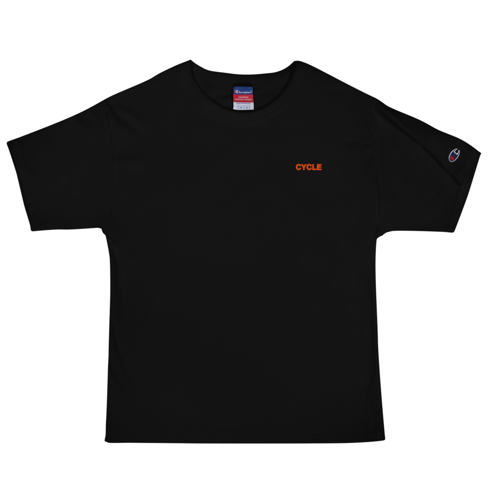 Que.T Cycle Embroidered Shirt | Infinite Staircase Art