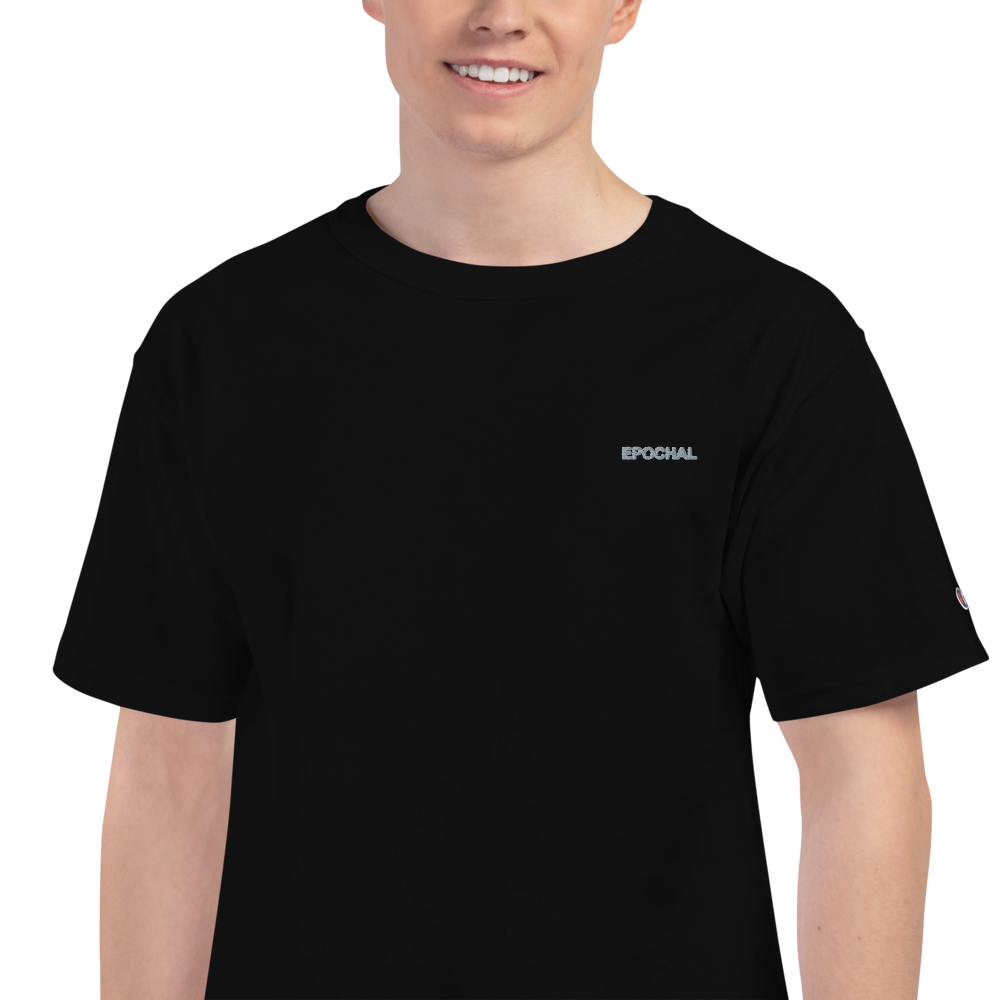 Que.T | EPOCHAL Embroidered Shirt with Temporal Wave Art