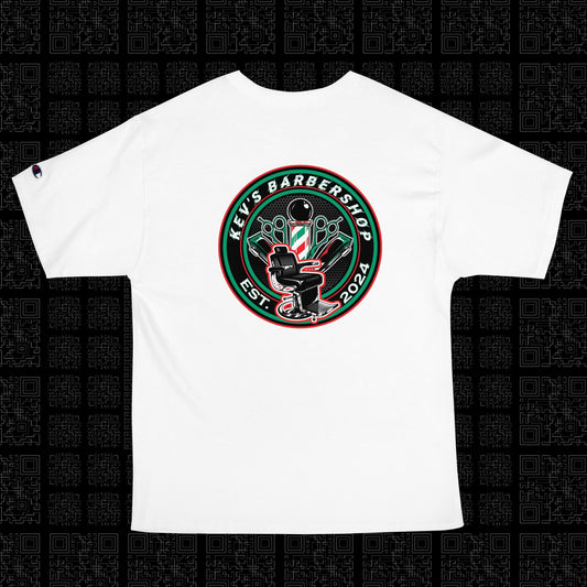 Community Shirt Green - Que.R X Kev's Barbershop