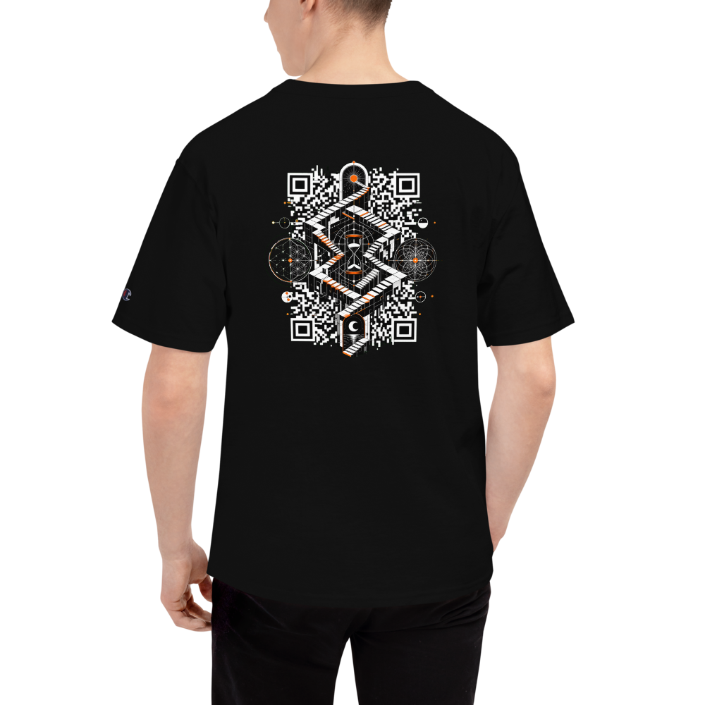 Que.T Cycle Embroidered Shirt | Infinite Staircase Art