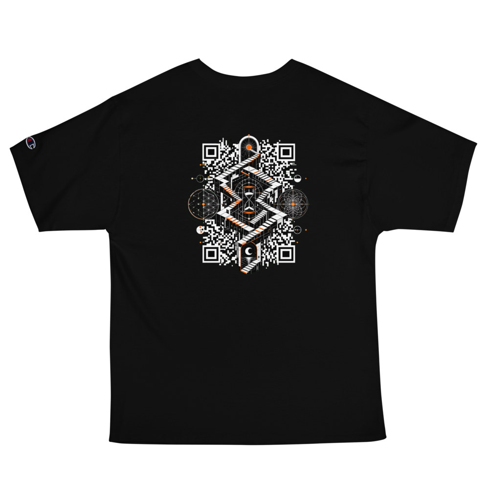Que.T Cycle Embroidered Shirt | Infinite Staircase Art
