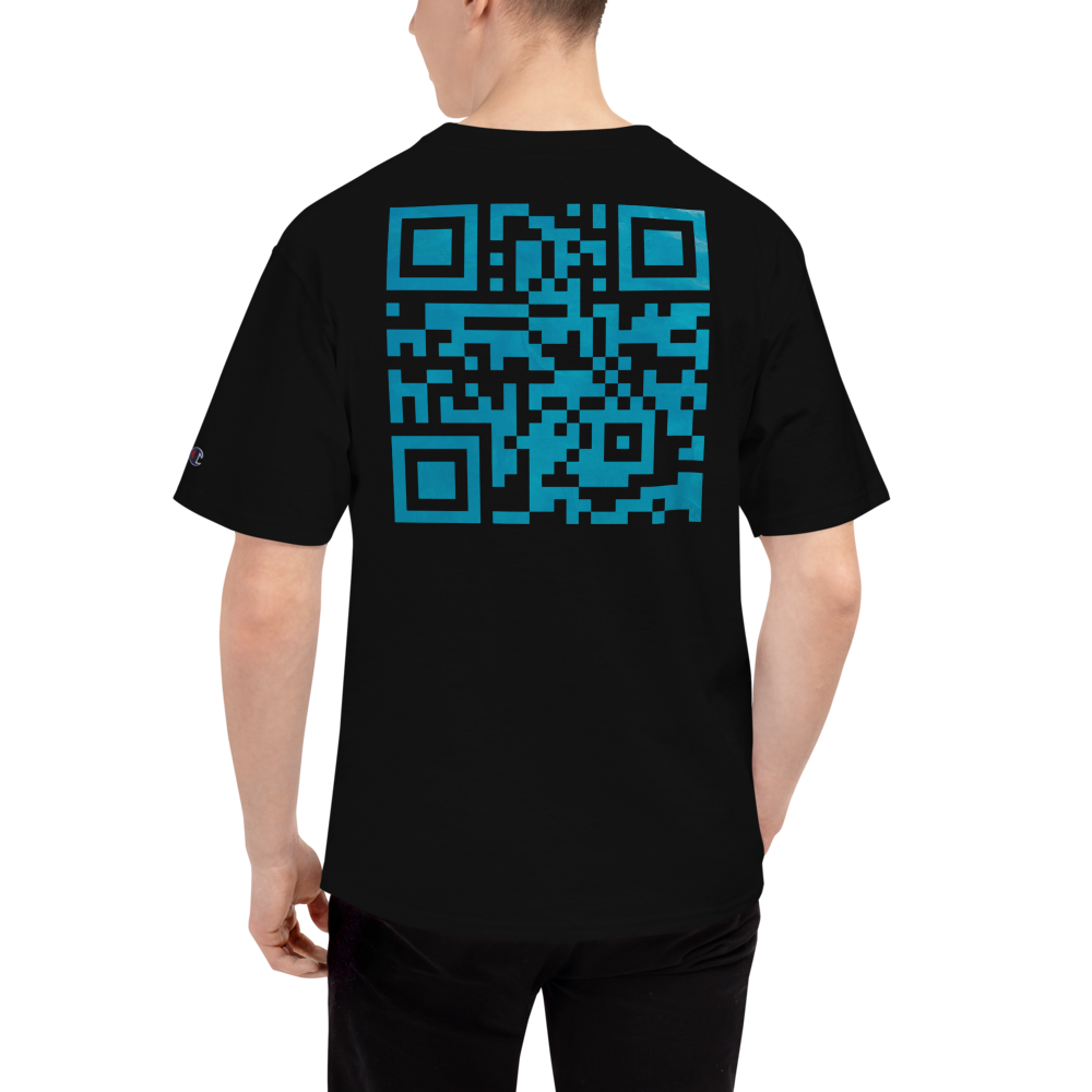 Que.R Greece Capsule Shirt | MATI Embroidery & QR Eye Print