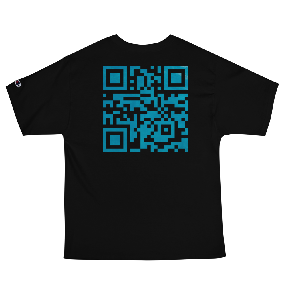 Que.R Greece Capsule Shirt | MATI Embroidery & QR Eye Print