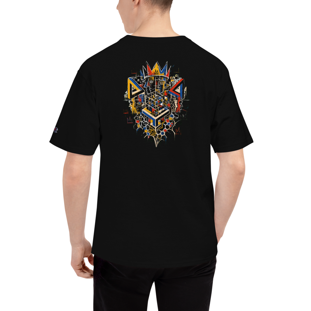 Que.T TEMPORA Tee – Basquiat-Inspired Temporal Crown