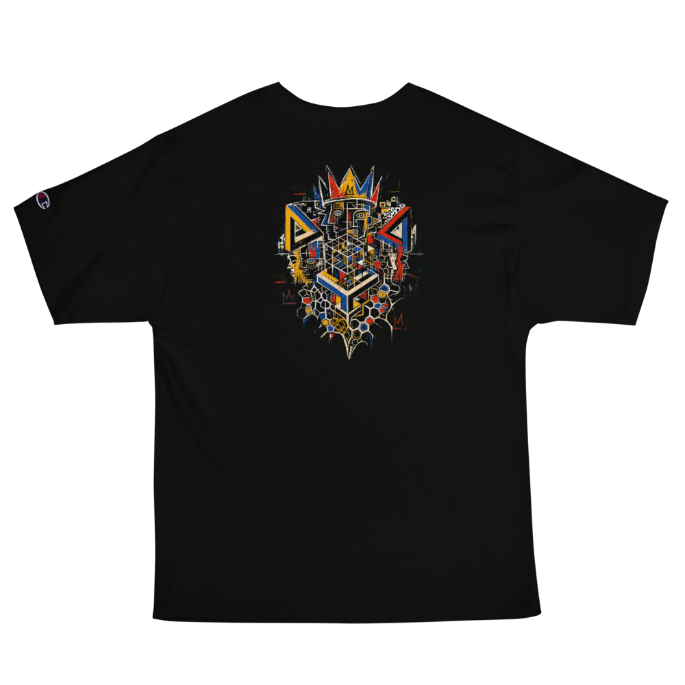Que.T TEMPORA Tee – Basquiat-Inspired Temporal Crown