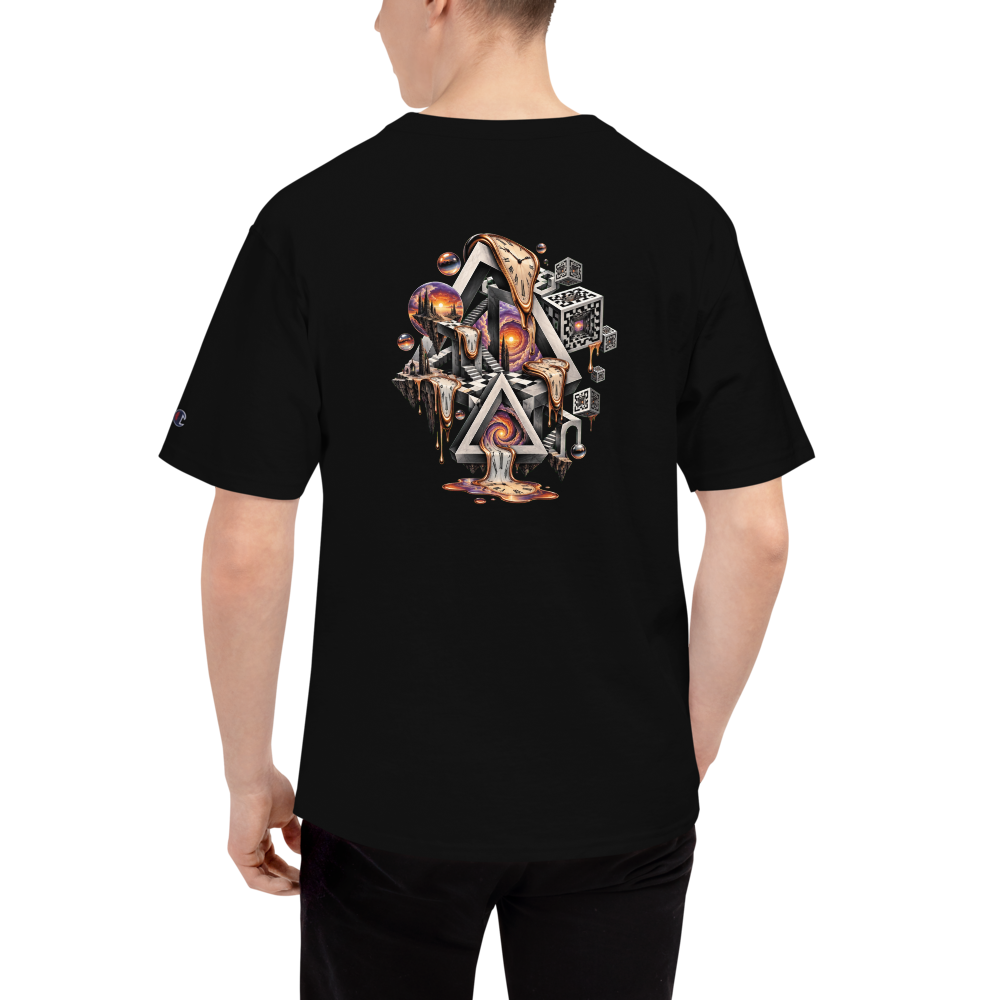Que.T MELTED Edition | Embroidered Surreal Timepiece Shirt