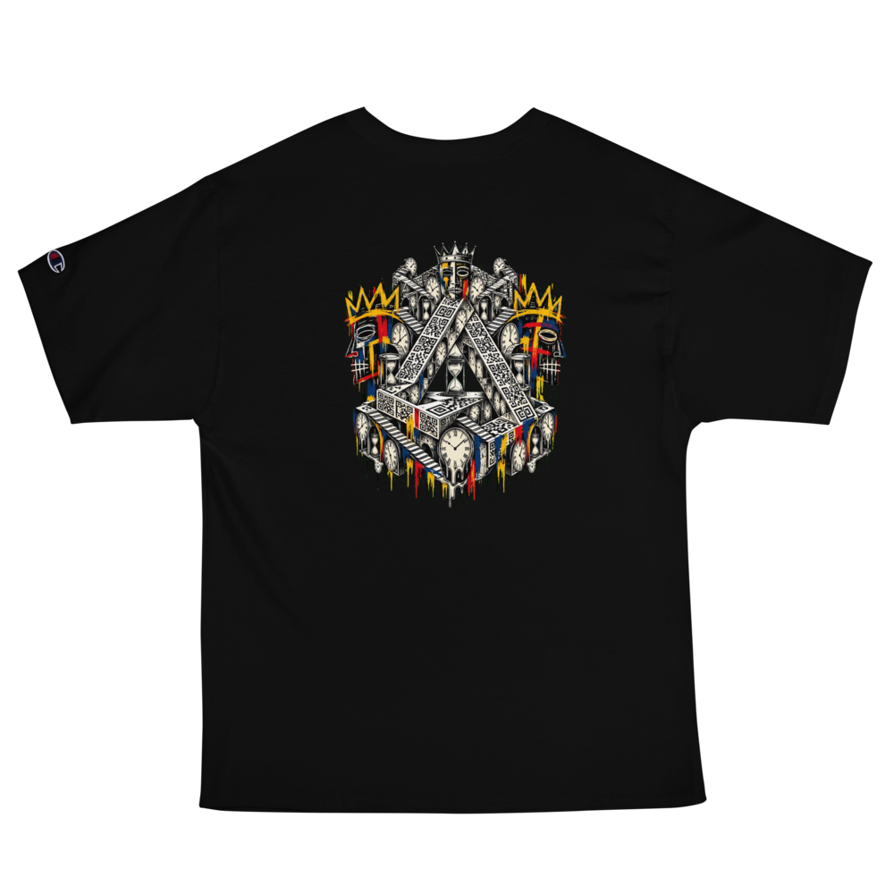 Que.T EPOCH Tee | Chrono-Crown Tessellation Art