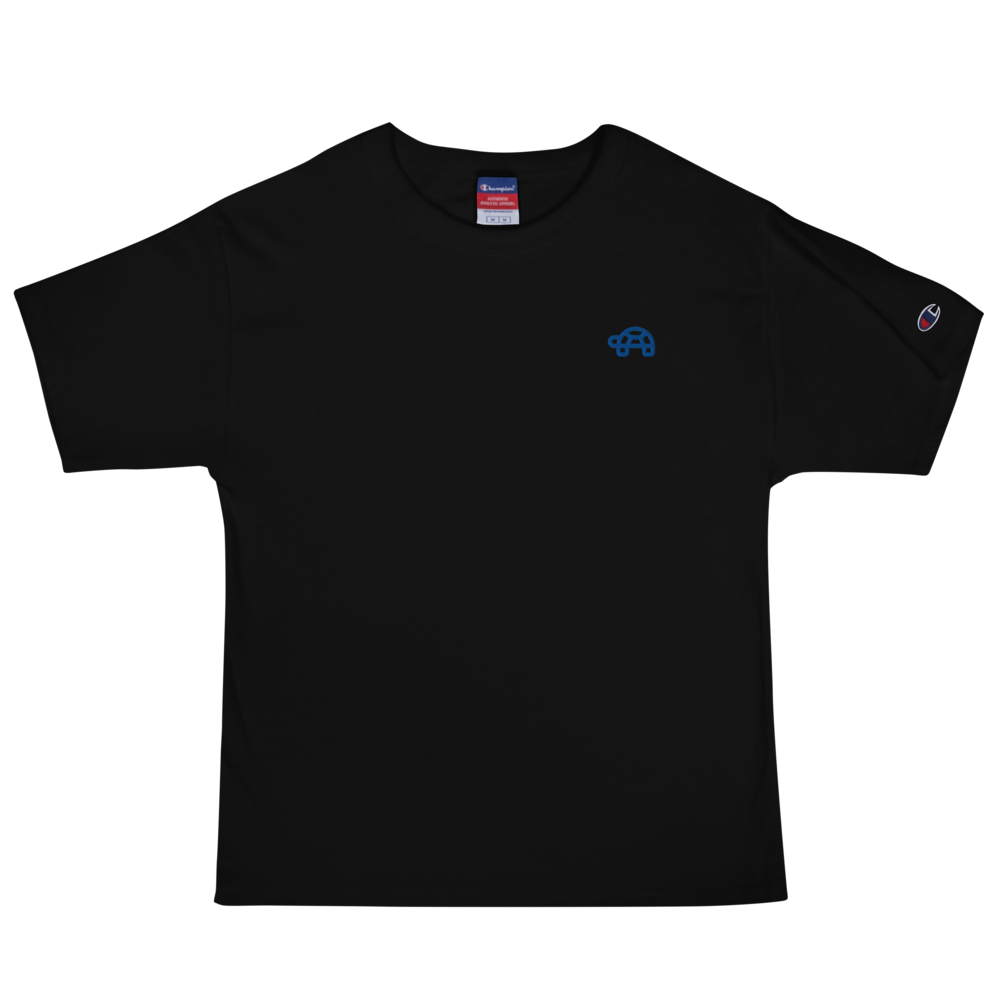 Que.R CARETTA Embroidered Shirt | Greece Capsule Cyan