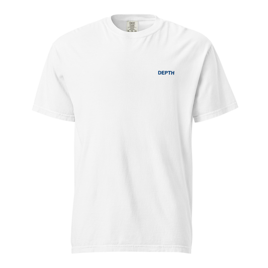 Que.R Greece Capsule Shirt | DEPTH Embroidery & Water QR